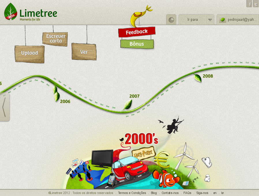 Captura da web de Limetree